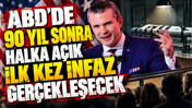 ABD&rsquo;de 90 yıl sonra halka a&ccedil;ık ilk kez infaz ger&ccedil;ekleşecek