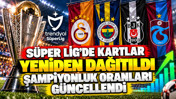 Süper Lig’de kartlar yeniden dağıtıldı: Şampiyonluk oranları güncellendi