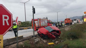 Burdur'da kaza: Polis çift yaralandı