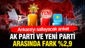ANK-AR son anketi yayımladı: AK Parti ve YENİ Parti arasında fark 2,9 puan