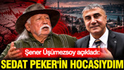Şener Üşümezsoy'dan dikkat çeken açıklama: Sedat Peker'in hocasıydım