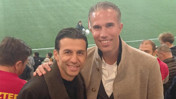 Robin van Persie AZ Alkmaar-Göztepe UEFA Gençlik Ligi maçını izledi: İsmail Köybaşı ile buluştu