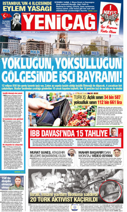 1 Mayıs 2026 Cuma