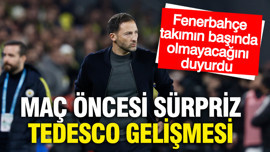 Fenerbahçe Tedesco gelişmesini duyurdu: Antalyaspor maçında yok