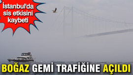 İstanbul’da sis alarmı: Boğaz gemi trafiğine açıldı