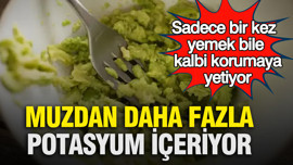 Muzdan daha fazla potasyum içeriyor: Sadece bir kez yemek bile kalbi korumaya yetiyor