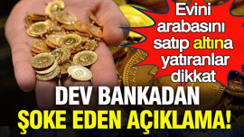 Altın yatırımcılarına kritik uyarı: Dev banka tahminlerini değiştirdi