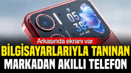 Bilgisayarlarıyla tanınan markadan akıllı telefon: Arkasında ekranı var