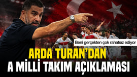 Arda Turan'dan A Milli Takım açıklaması: Beni gerçekten çok rahatsız ediyor