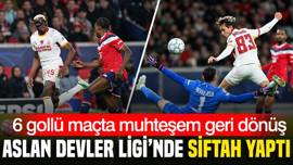 Galatasaray Lille'i deplasmanda 4-2 yenerek Şampiyonlar Ligi'nde ilk galibiyetini aldı