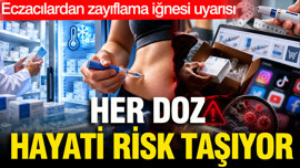 Eczacılardan zayıflama iğnesi uyarısı: Geri dönülmez hasarlar bırakabilir