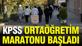 KPSS Ortaöğretim maratonu başladı: 3 milyona yakın aday ter döküyor