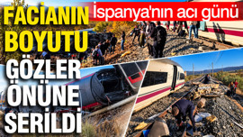 İspanya'daki tren faciasının ilk görüntüleri ortaya çıktı