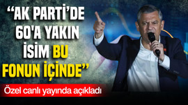 Özgür Özel canlı yayında açıkladı: AK Parti'de 60'a yakın isim bu fonun içinde