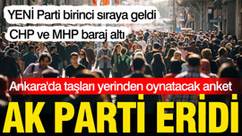 Gündemar'ın Eylül anketinde YENİ Parti yüzde 30,64 ile birinci sırada