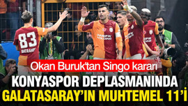 Konyaspor deplasmanında Galatasaray'ın muhtemel 11'i
