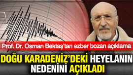 Prof. Dr. Osman Bektaş: Yağış tek başına heyelan yapmaz
