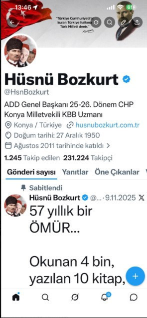 Hüsnü Bozkurt, Elon Musk'a seslendi: Son 20 günde 607 takipçim gitti - Resim : 2