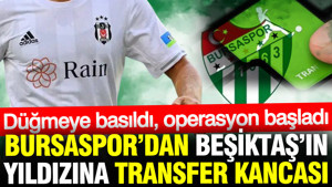 Bursaspor, Beşiktaş'ın yıldız futbolcusunu transfer etmek istiyor