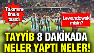 Tayyib Kanarya 8 dakikada neler yaptı neler! Yok böyle bir performans: Takımını finale taşıdı