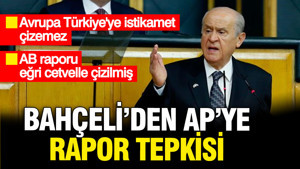 Bahçeli'den Avrupa Parlamentosu'nun Akın Gürlek raporuna sert tepki