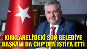 Lüleburgaz Belediye Başkanı Murat Gerenli CHP’den istifa etti