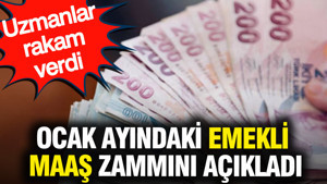 Ocak ayındaki emekli maaş zammını açıkladı: Uzmanlar rakam verdi