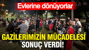 Gazilerimizin mücadelesi sonuç verdi: Evlerine dönüyorlar