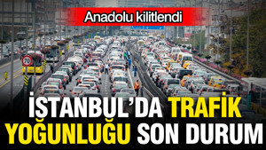 İstanbul'da trafik durumu: İlçe ilçe yoğunluk haritası (9 Eylül Çarşamba)