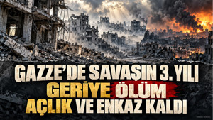 Gazze’de geriye ölüm, açlık ve enkaz kaldı: 7 Ekim’in üzerinden 3 yıl geçti