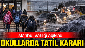 İstanbul'da yarın okullar tatil edildi
