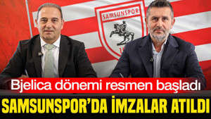 Samsunspor'da imzalar atıldı: Nenad Bjelica dönemi resmen başladı