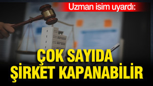 Uzman isim uyardı: Çok sayıda şirket kapanabilir