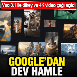 Google’dan dev hamle: Veo 3.1 ile dikey ve 4K video çağı açıldı!