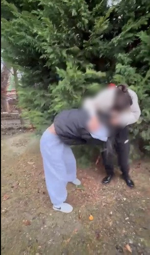 Liseli kızlar parkta birbirini linç etti: Saç saça baş başa kavga ettiler - Resim : 3