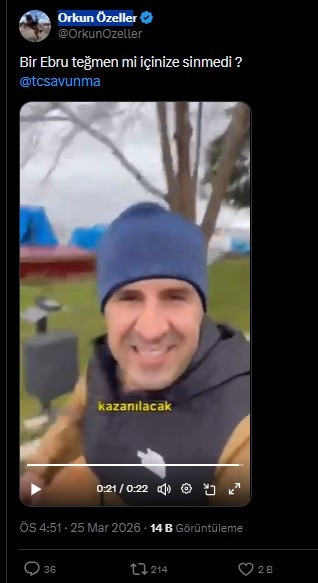 Emekli Albay Orkun Özeller, Yaşar Güler'e seslendi: Bir Ebru Teğmen mi içinize sinmedi? - Resim : 1