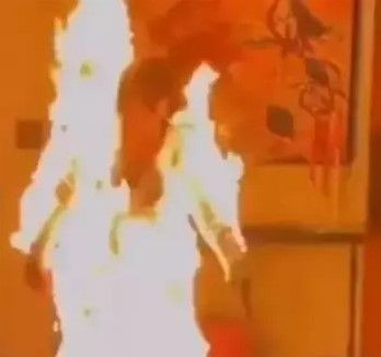 Katy Perry’yi alevler sardı: 'Watch It Burn' klip çekiminde yangın paniği - Resim: 5