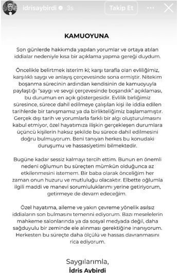 Sahra Işık, "Beni Kızılcık Şerbeti oyuncusuyla aldattı" dedi: İdris Aybirdi sessizliğini bozdu - Resim : 4