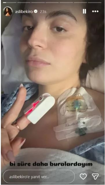 Aslı Bekiroğlu hastane odasından son durumunu paylaştı: Yanlış kesilen bağırsak hayatını değiştirdi: - Resim : 4