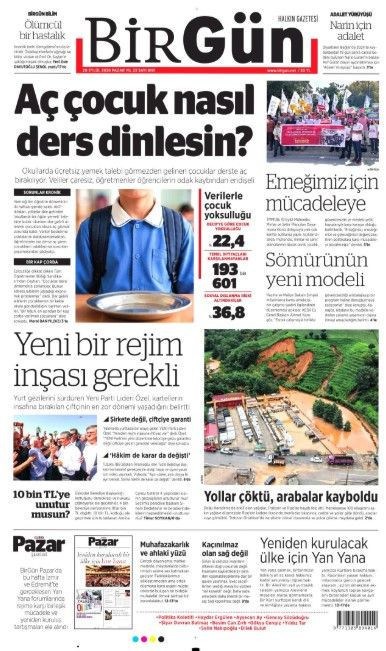 20 Eylül Cumartesi günü: Gazeteler hangi manşetle çıktı? - Resim: 5