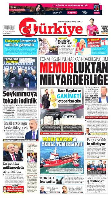 27 Eylül Pazar günü: Gazeteler hangi manşetle çıktı? - Resim: 10
