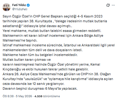 Butlan davası &ouml;ncesi MHP pozisyon mu alıyor? MHP'li isimden manidar paylaşım - Resim : 1