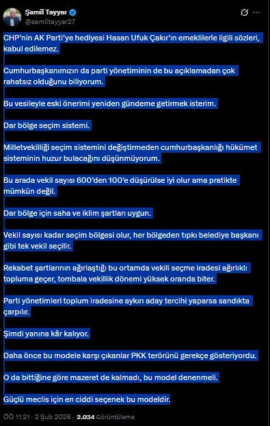 Şamil Tayyar duyurdu: Cumhurbaşkanı Erdoğan yeni vekilden rahatsız - Resim : 1