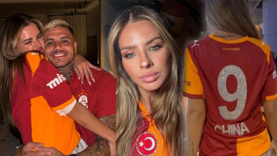 Icardi bunu da yaptı: En pahalı Galatasaray formasını sevgilisi China Suarez’e giydirdi