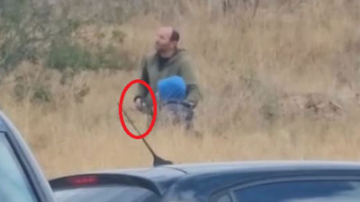 Korku dolu anlar! Eski eşini silahla rehin aldı