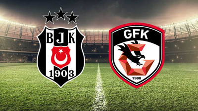 Beşiktaş-Gaziantep FK maçının ilk 11'leri belli oldu