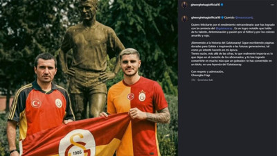 Hagi'den Icardi'ye cevap: Galatasaray tarihine hoş geldin