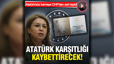 Atatürk'süz karneye CHP'den sert tepki: Kaybedeceksiniz