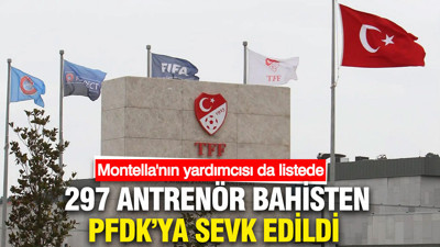 Montella'nın yardımcısı dahil 297 antrenör PFDK'ya sevk edildi
