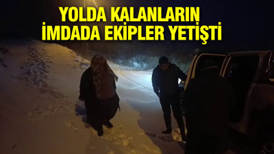 Osmaniye'de kar yolları kapattı: Yolda kalanların imdada ekipler yetişti